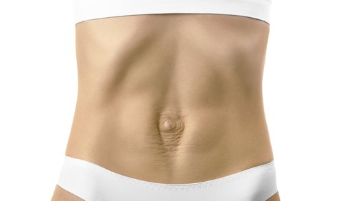 woman's stomach