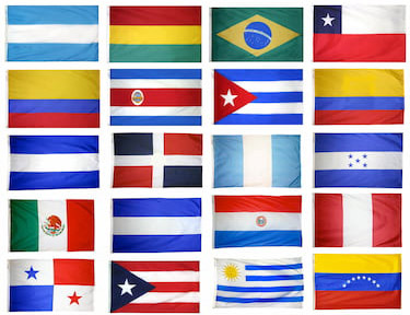 latin flags