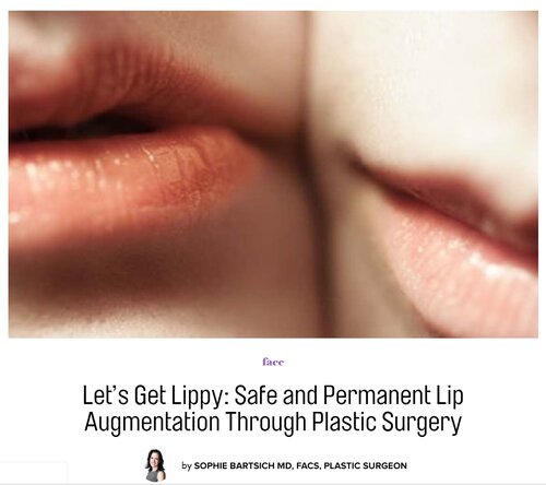 a picture of lips for an article on lip augmentation